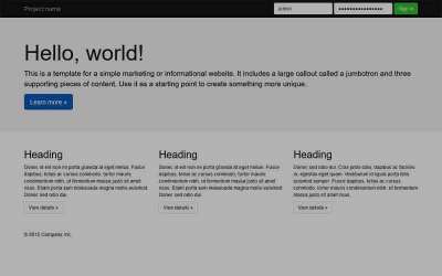 Build your own WP theme with Bootstrap