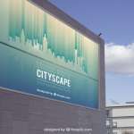 Cityscape billboard